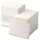 kunststof kaart wit folie 54x86mm